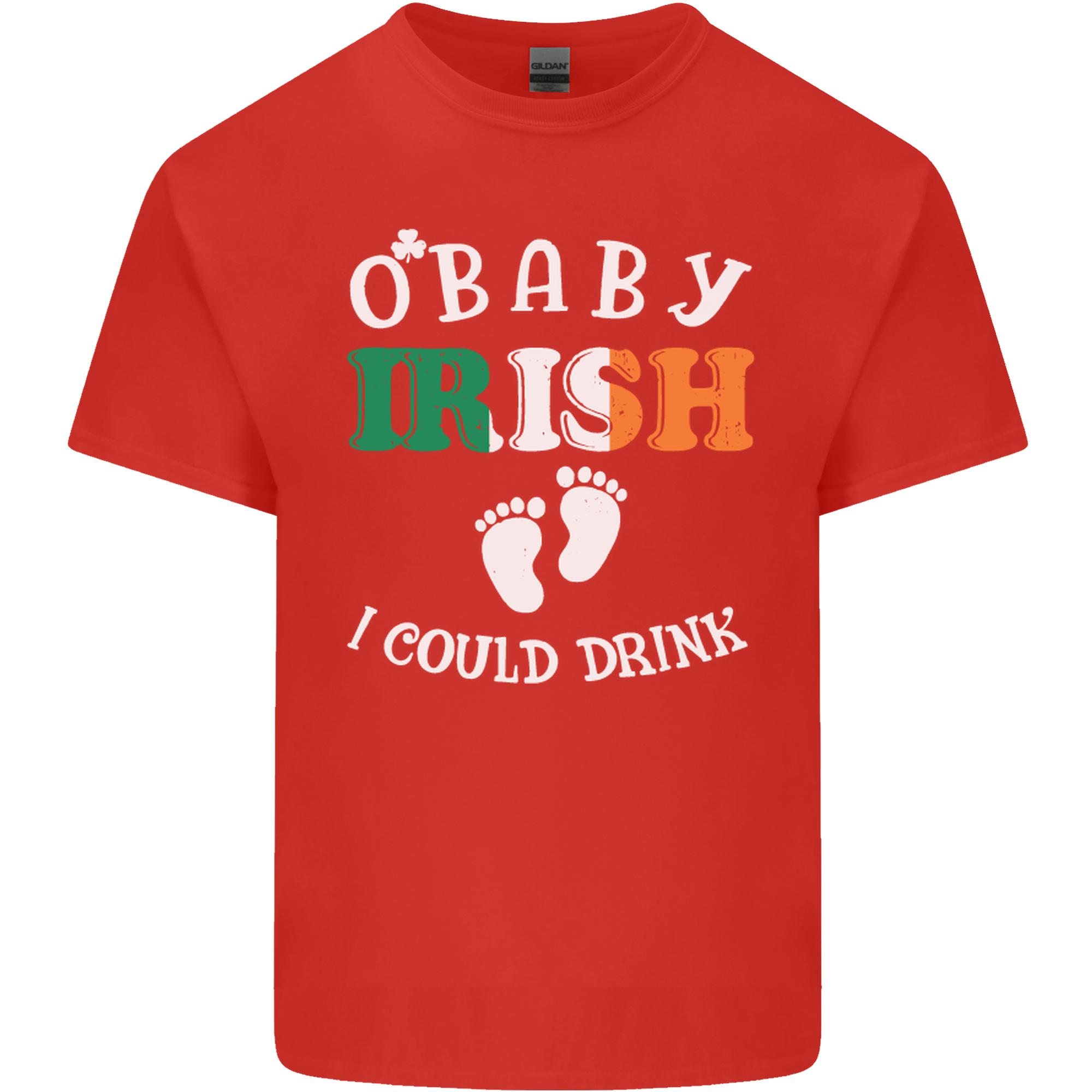 St Patricks Day Pregnant New Baby Funny Unisexs Light Cotton TShirt S