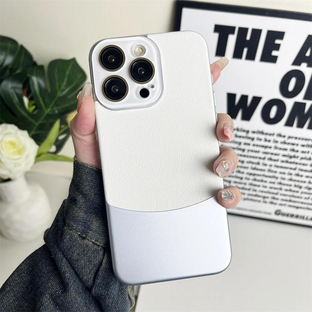Modne Kryształowe Soczewki Kompleksowe Magnetyczne Etui Antywstrząsowe na Telefon Komórkowy dla IPhone 15pro 15promax 14plus 14pro 12pro 15 14promax