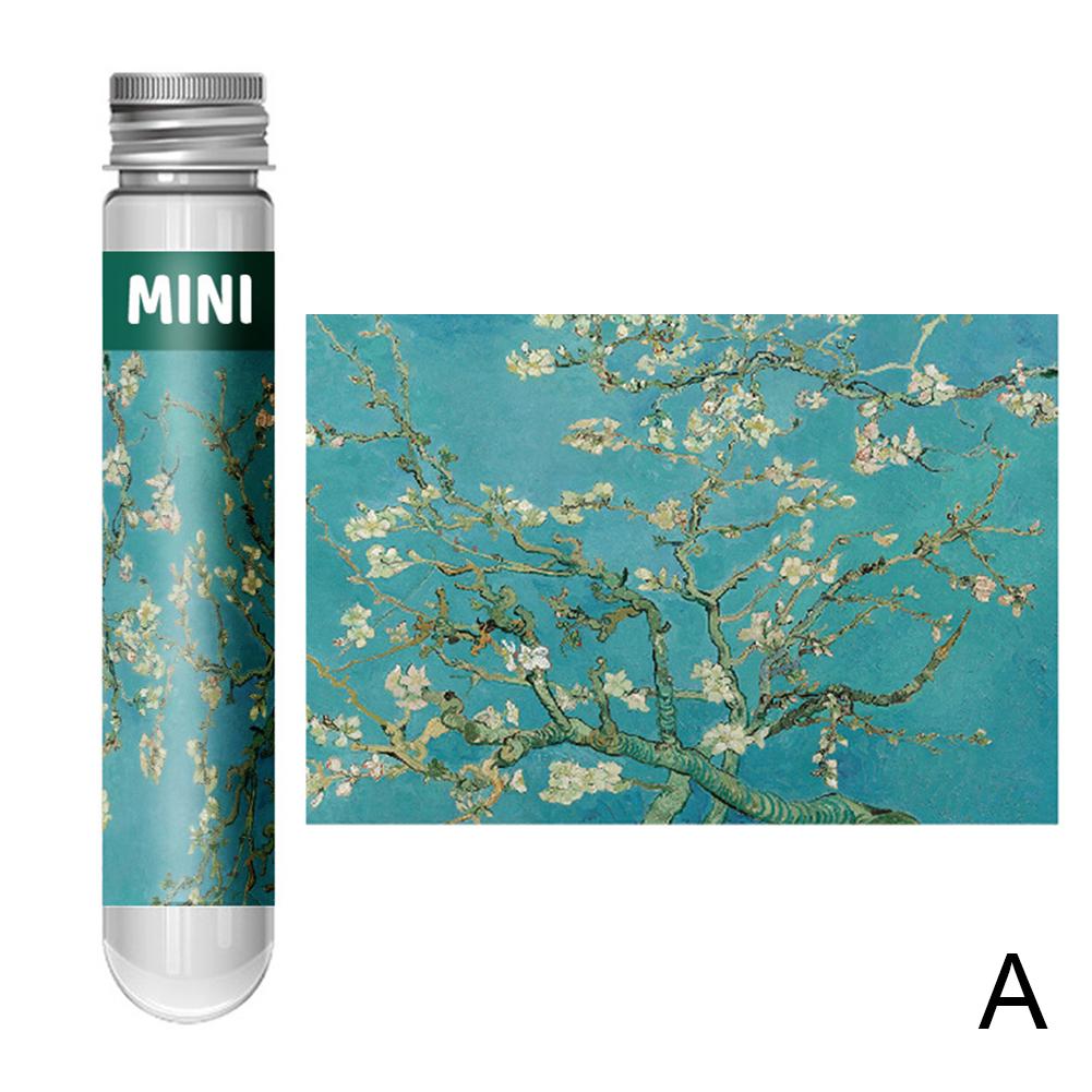 

Mini Test Tube Jigsaw Puzzle Decompression Toys Fidget Toys Famous Painting Puzzle for Aldult Family Paper Christmas Gift Toy