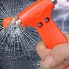 2 in1 Glass Breaker Car Emergency Escape Safety Gear Break Window Glass Hammer Belt Rope Cutter safety cutter to slice Tools