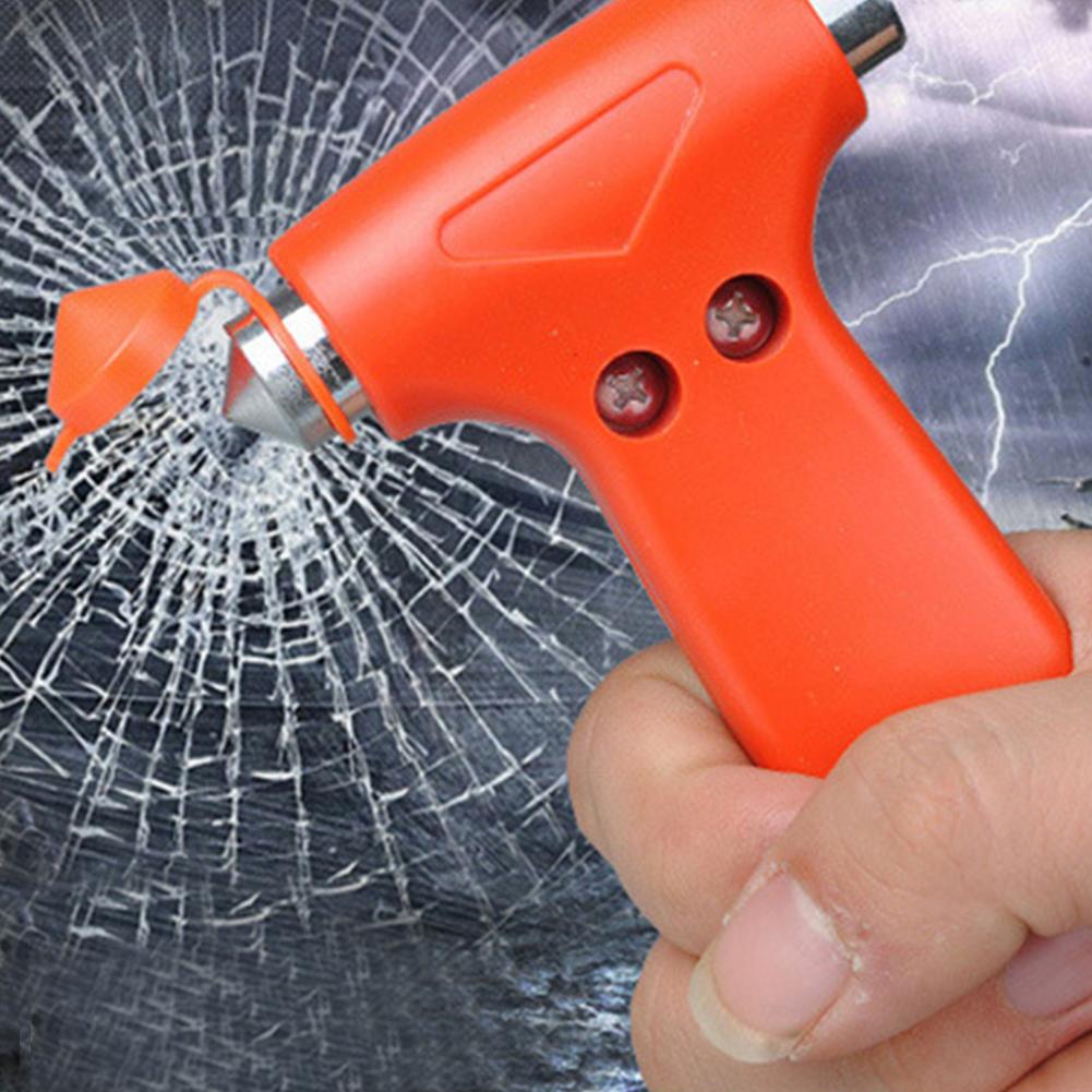 2 in1 Glass Breaker Car Emergency Escape Safety Gear Break Window Glass Hammer Belt Rope Cutter safety cutter to slice Tools