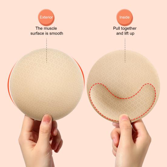 Round Bra Inserts Pads Removable Washable Bra Cups Inserts Soft Sponge Chest Pads for Bikinis Top Swimsuit Sport Bra