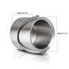 Stainless Steel Isolator 3L Bilainder Ice Wind Cold Barrel Wine Dishes Ice Wind with Lid and Portable Handle | Ice Wind and Clamps