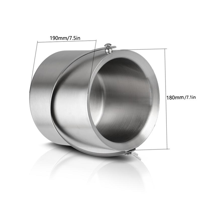 Stainless Steel Isolator 3L Bilainder Ice Wind Cold Barrel Wine Dishes Ice Wind with Lid and Portable Handle | Ice Wind and Clamps
