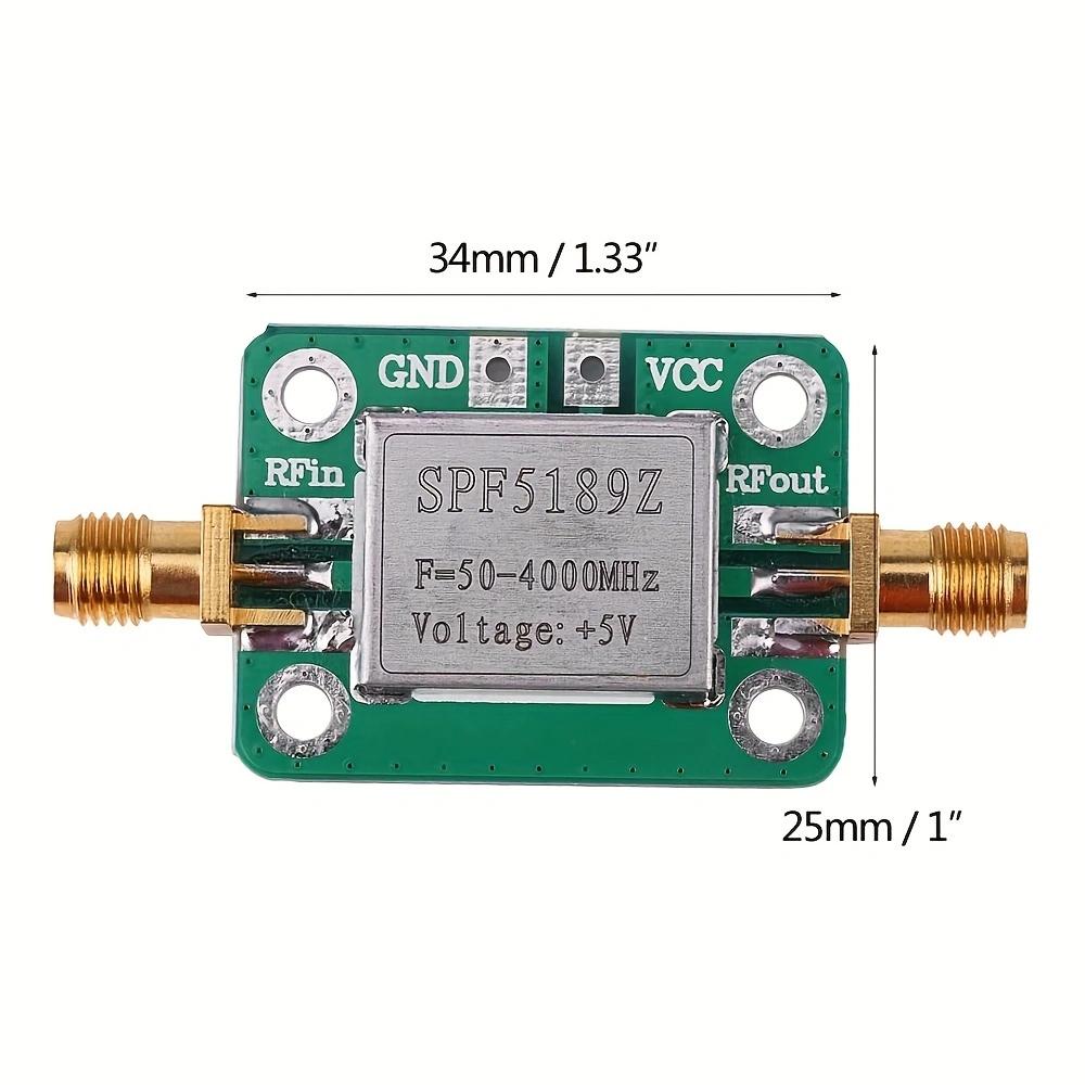 NEW-RF Amplifier, Low Noise LNA 50 to 4000MHz SPF5189Z / 5-6000MHz RF Amplifier for Amplifying FM HF VHF UHF Radio Signal