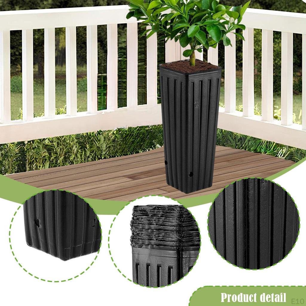 30 Pieces Nursery Planter Tall Deep Tree Pot Growing Reusable Vegetables Sturdy Convenient Versatile