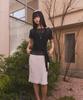 GENERALIDEA Dot Sheer Midi Skirt [White] / Gf2Lsk517