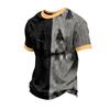 Men's Short Sleeve Halloween Print T-Shirt Casual Fashion Top