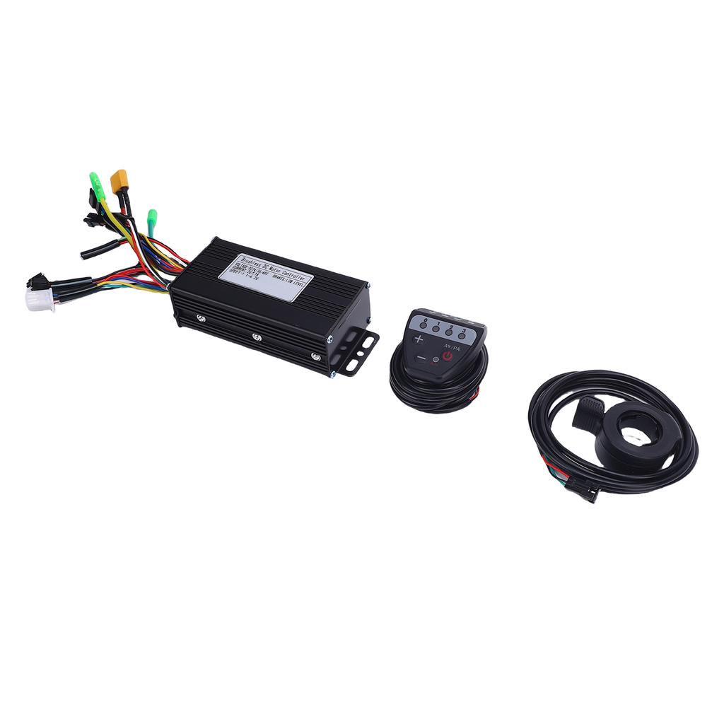 LED Display Meter 3 Modes 26A Controller for Brushless Motor 130X Throttle Grip Electric Bike Modifi