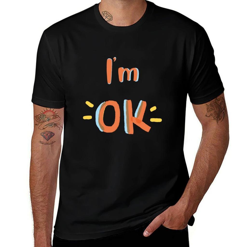 Im Ok TShirt Light Athletic Short Sleeve Tee Shirt