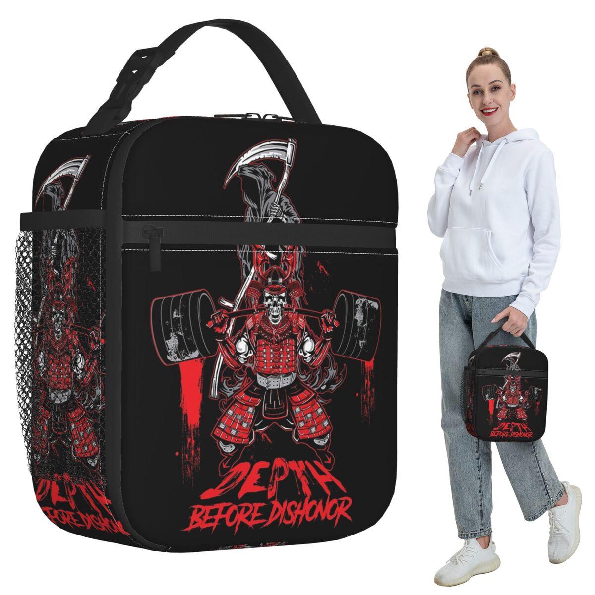 Depth Before Dishono Insulated Lunch Bag for Kids School Cooler Thermal Food Box Tote Portable Lunch Boxes Container One Size