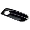 Car Front Bumper Lamp Bezel Fog Lights Frame Cover For BMW 1 Series F20 F21 LCI Sport 2015-2018 With Lamp Holes Black