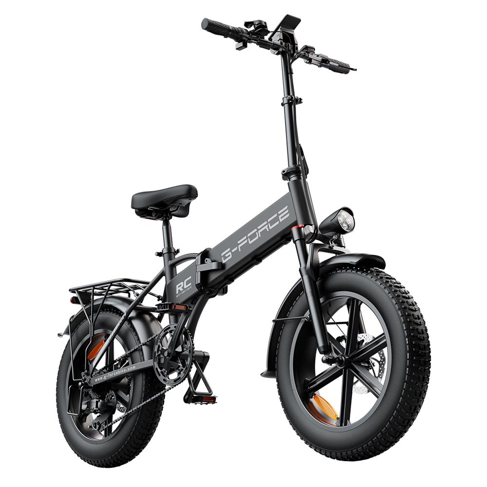 G-FORCE RC 48V15Ah Battery Folding Electric Bicycle 750W Motor 45KM/H Top Speed 20 Inch  Fat Tires City Commuting E-Bike
