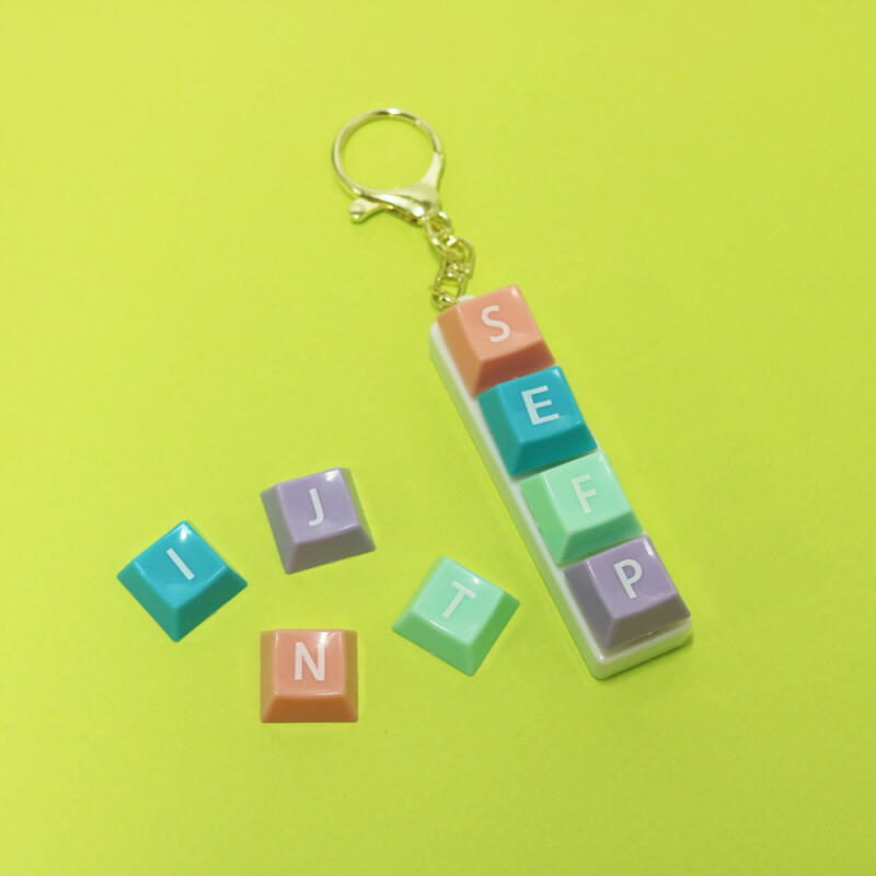 mbti click keyring Ttaengbeongi Ribbon