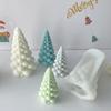 Conical Shaped Soap Mold Bubble Tip Christmas Tree Candle Mold Party Decoration   Scented