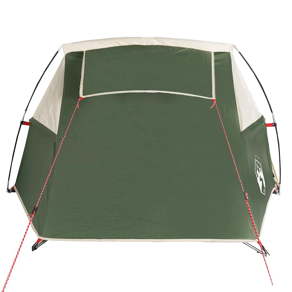 2 Person Tunnel Tent Green Waterproof