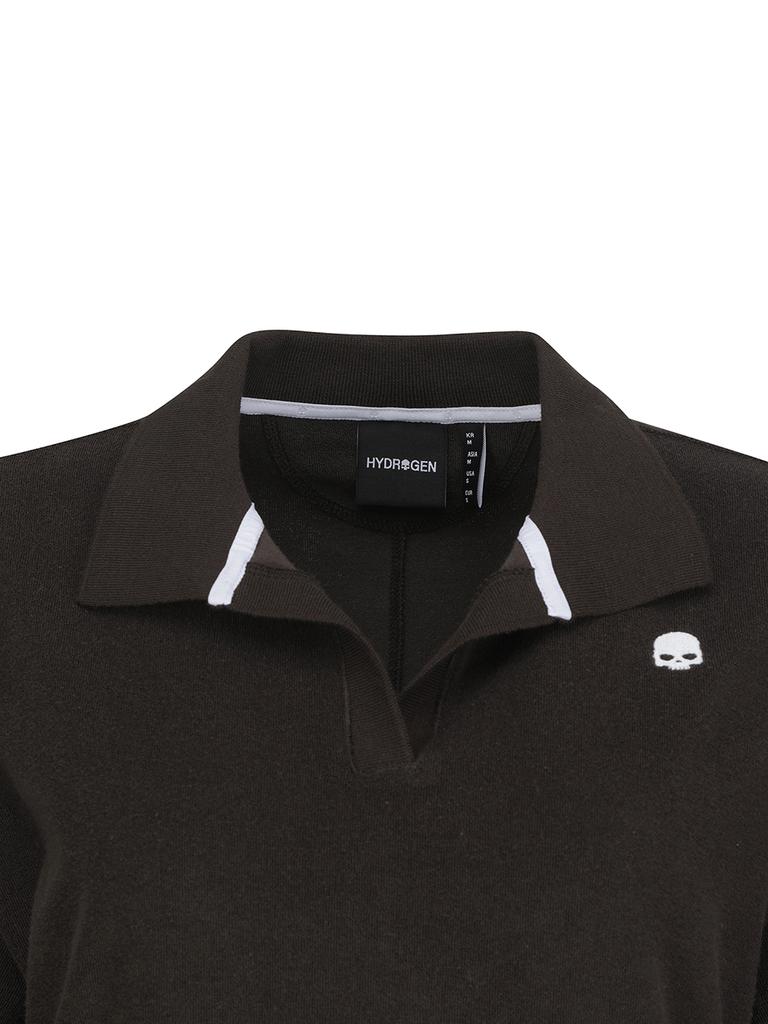 HYDROGEN Women'S Terry Short Sleeve Polo Shirt