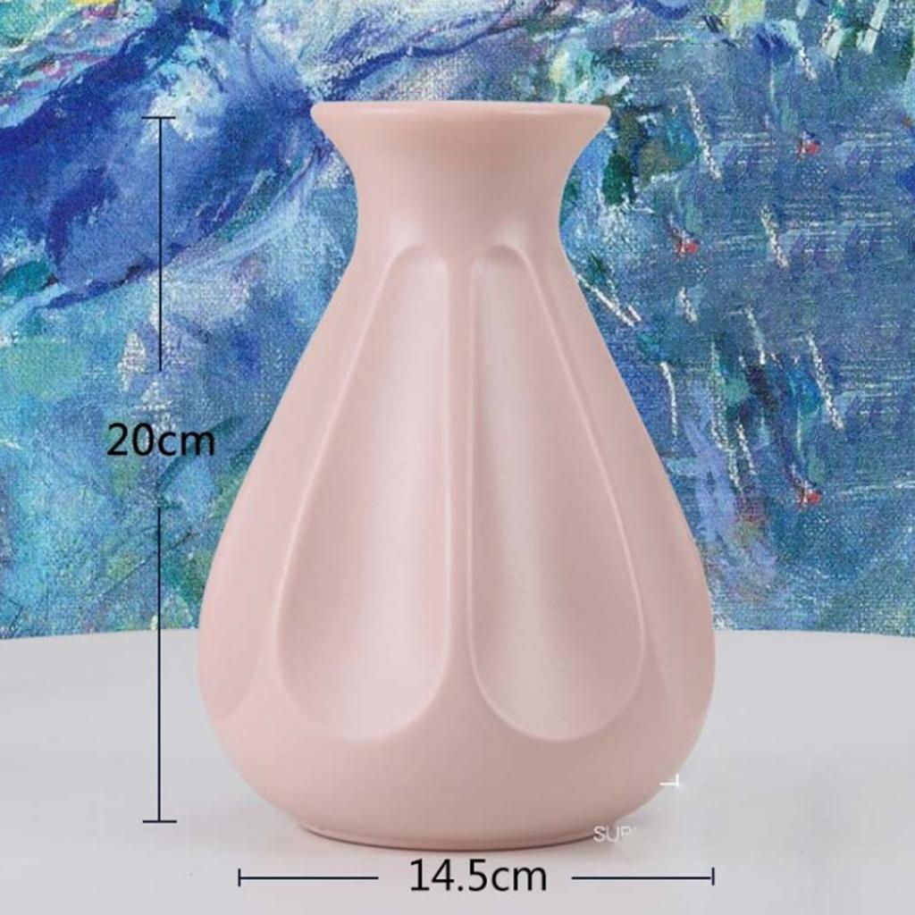 Bud Flower Vases Decorative Plastic Vase Tabletop Ceterpieces For Home Decor