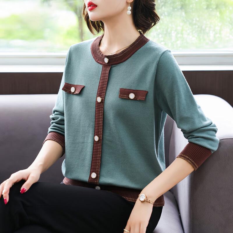 

Элегантный женский вязаный топ Bao Lianduo для осени XL