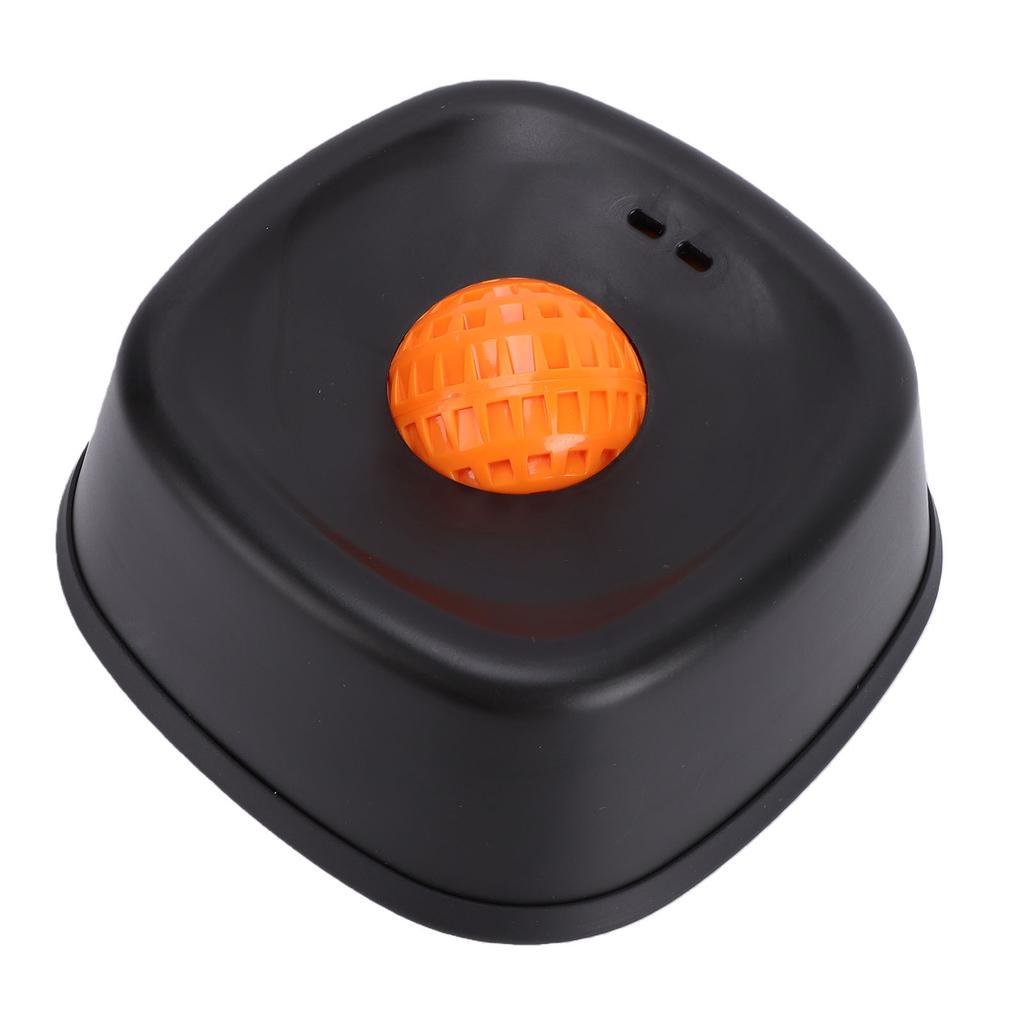 Dog Lick Bowl Anti Slip Rolling Ball Liquid Treat Slow Feeder Bowl for Small Medium Large Dogs Black