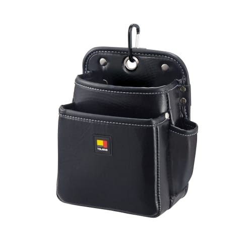 

Tajima Safe System Detachable Waist Pouch with Twin Hooks, 2-Tier, Medium, Made of Moisture-Resistant High-Density Nylon, SFKBN-2M2H. Easy to attach a