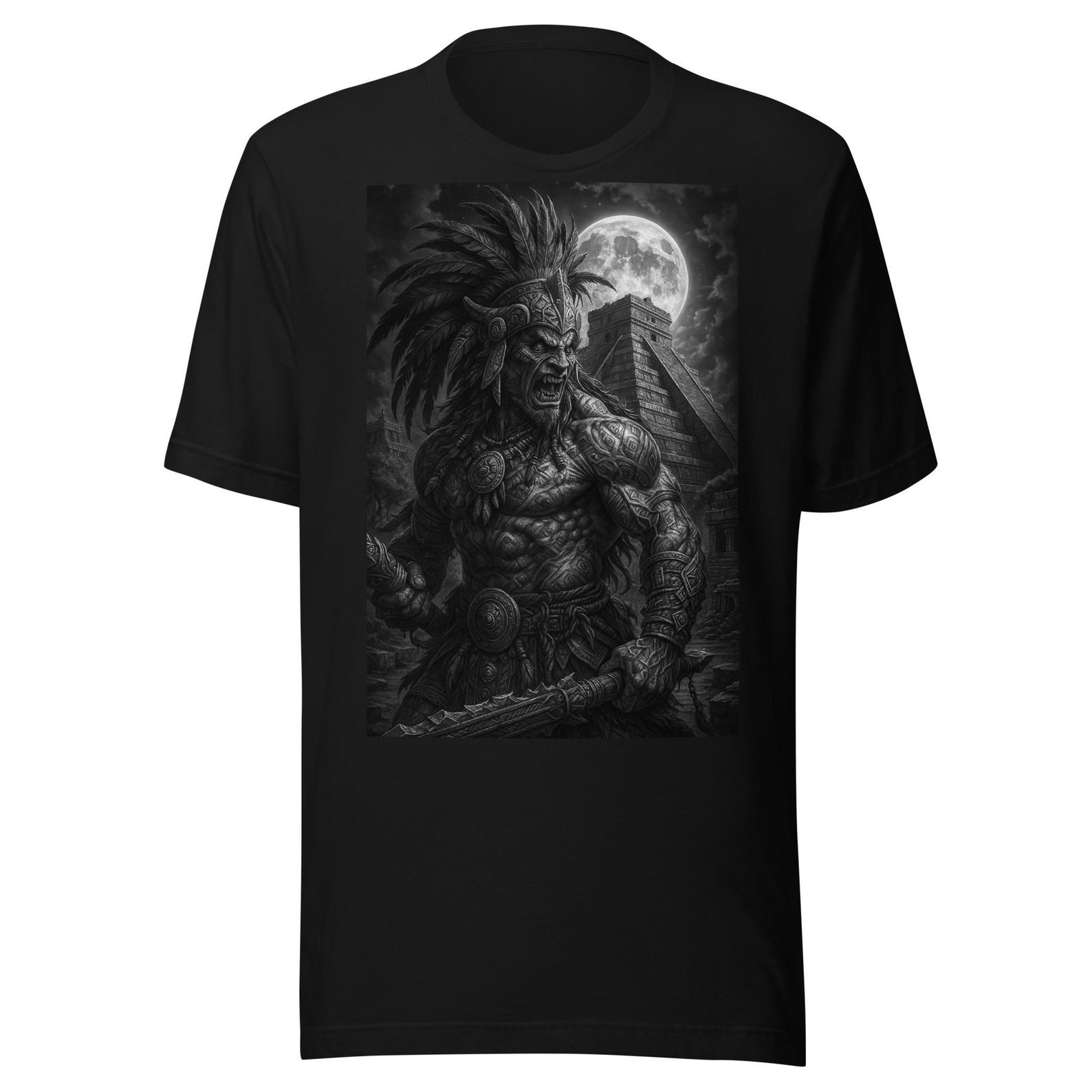 Aztec Warrior Semitono Unisex t-shirt XL
