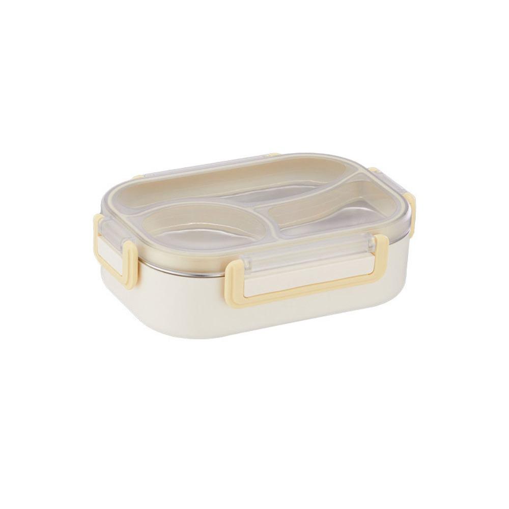 Divided Insulated Lunch Box 900/1400ML Compartment Lunch Box Stainless Steel Lunch Box  Worker
