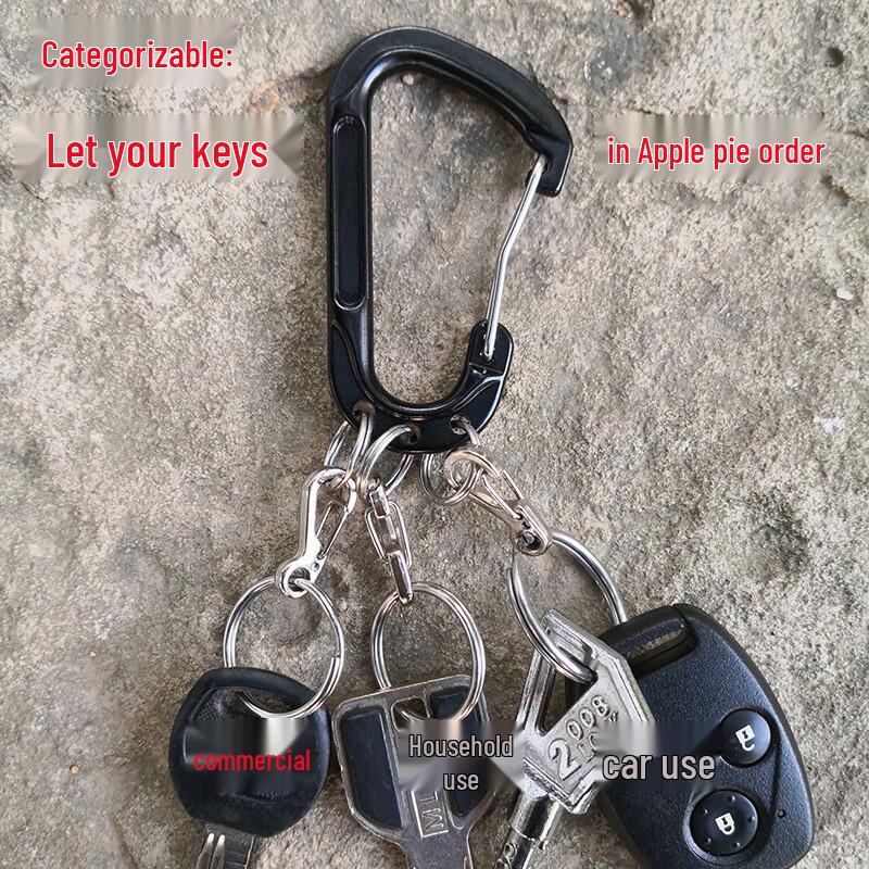 TANERDD PANSNG Брелок с 3 кольцами и быстрым отсоединением