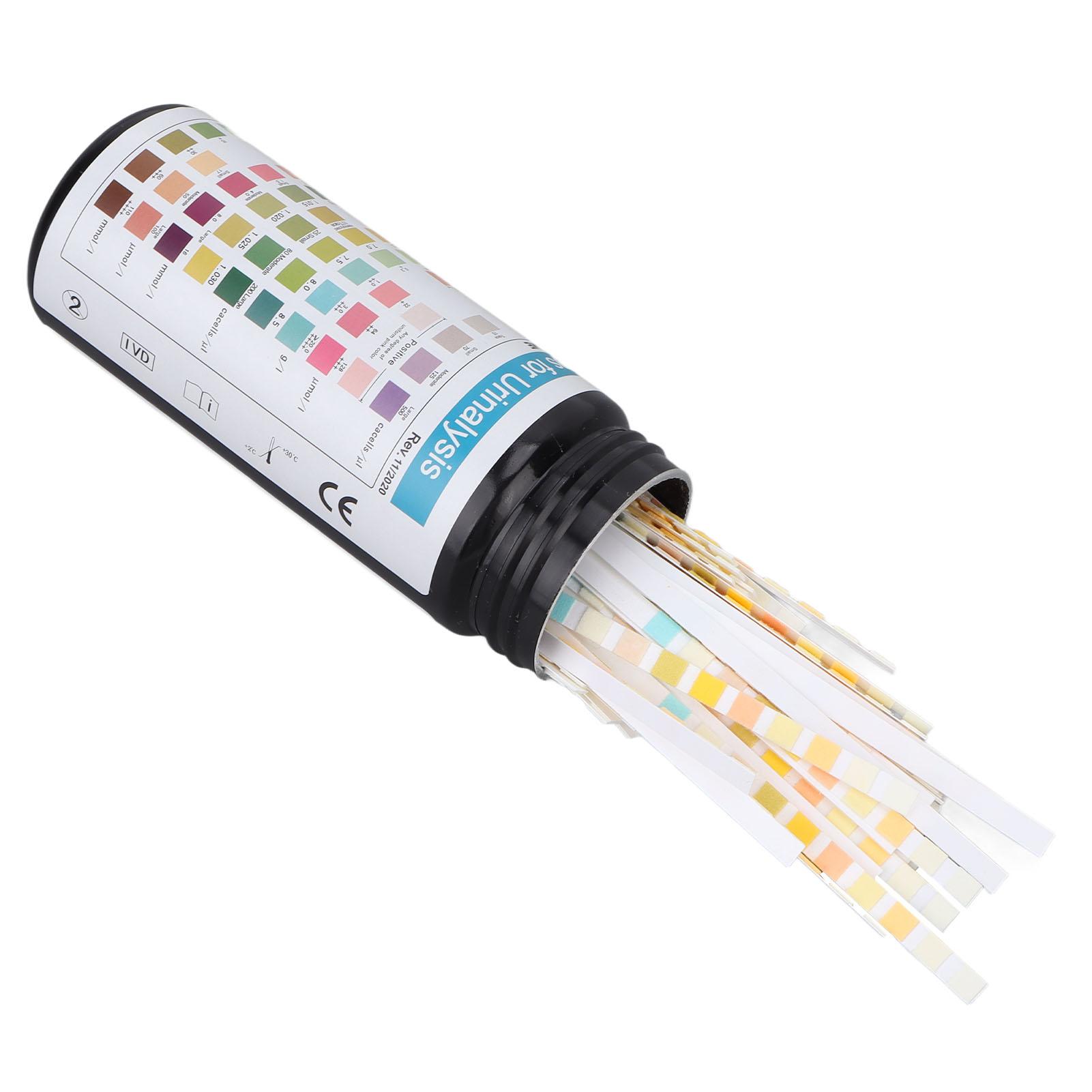 100 шт. тест-полоски для мочи на кетоны, точные и быстрые измерения уровня кетонов, тест-полоски