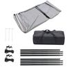 Outdoor Camping Awning Kits 210D Oxford Sun Rain Protection Awning Canopy Sun Shade Sail With Keder Piping Attachment 3x2.4m