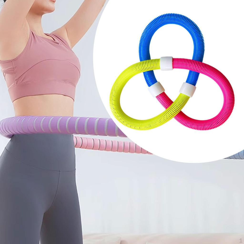 Comfortable Weighted Hoop for Sports Activities at Home Or Gym