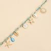 Oceanic Sun Charm Layering Necklace Adjustable Neckchain Lightweight Casual Accessory Perfect For Swimwears Styling
