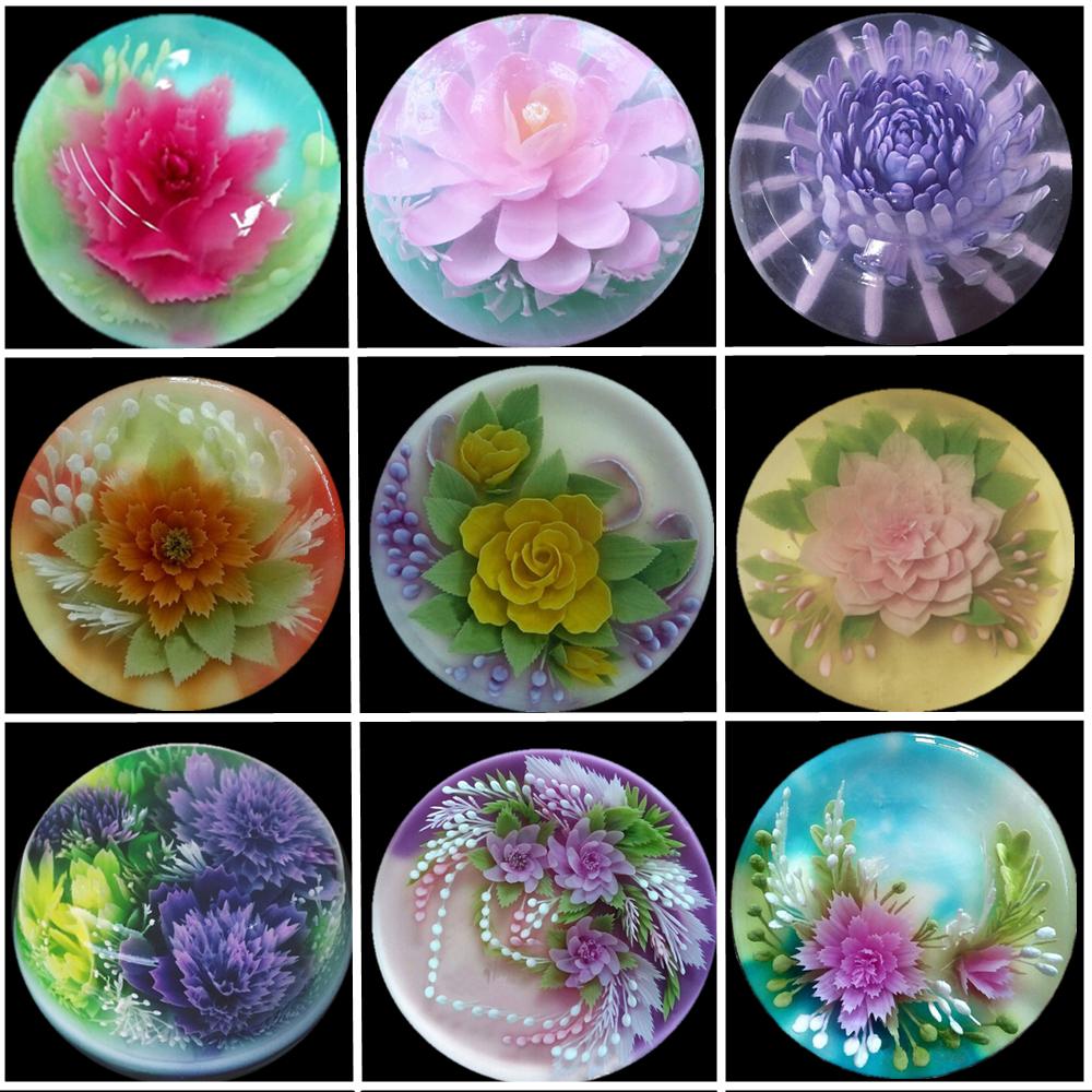 14 Stil 3D Gelatine Kuchenform Gelee Kunst Pudding Blumen Edelstahl Düse Spritze Nadel Set Kuchen Dekorationswerkzeuge