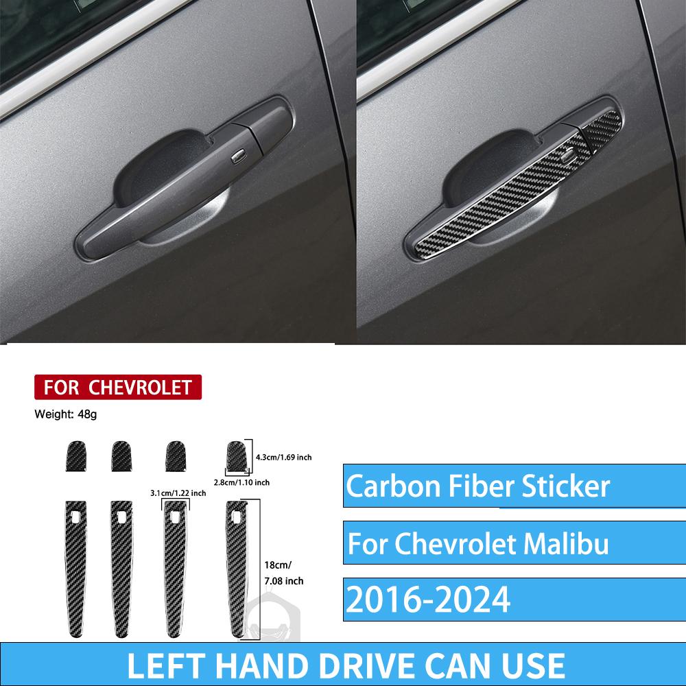Carbon Fiber Car Accessories Gear Shift Dashboard Air Vent Interior Cover Trim Modified Sticker For Chevrolet Malibu 2016-2024