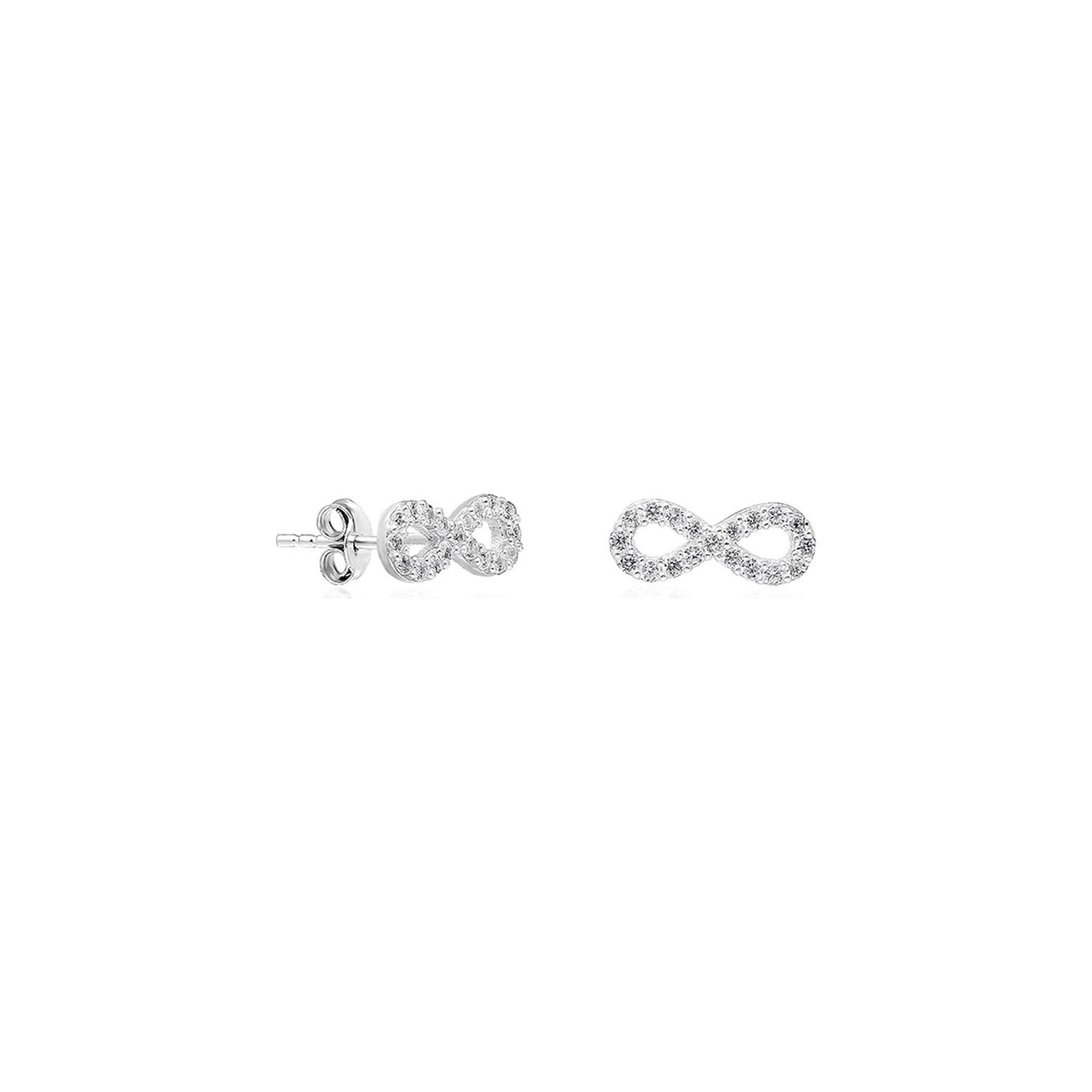

925 Sterling Tiny Infinity Женские серьги из стерлингового серебра