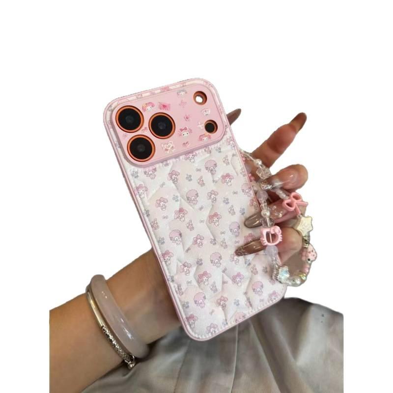 ins wind cute cartoon leather Melody for iPhone17promax Apple 16 mobile phone case 15 new models