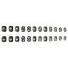 Press on Nail Vintage Jurassic Dinosaur False Nail Art With Easy Application And Removal For Fashion Nail Enthusiasts