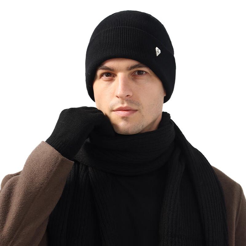 Zhenyueqi Зимняя теплая вязаная шапка на флисовой подкладке Коллекция One Size