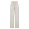 Shop   Women Waistband Ribbed Two Pocket Wide Fit Pants Ivory Pic Wpt 20563