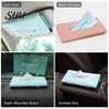 Visor Tissue Dispenser Car Box High Capacity Durable Fine Texture Space-saving Wear-resistant Store Holder Paper Towels Faux Leather Practical for