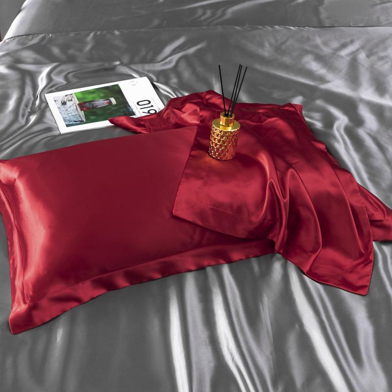 Charm Momme Anti-wrinkle Soft Protect Hair Skin Pillowcase Skin-friendly 48cm*74cm Silk Pillow Case PillowCase Luxury 100% Mulberry Silk For Bed