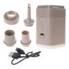 Portable Electric Airs Pump with Camping Light Rechargeable Airs Mattress Pump Outdoor Quickly Fill Inflator Deflator
