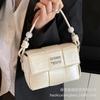 High-end Niche Bag Women's Spring and Summer 2025 New Fashion Shoulder Messenger Bag Korean Version Women's Woven Small Square Bag