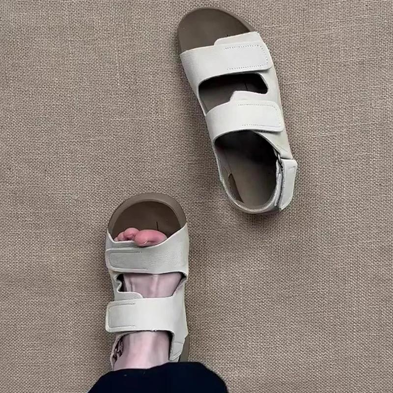 Flats Women's Sandals Casual Cozy Shoes Summer New Woman Slippers 2025 Sport Slides Brand Walking Zapatillas De Mujer