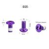 12pcs/box Bicycle Disk Brake Rotor Bolts T25 Brakes Disc Screw M5x10mm Road Bike MTB Road Bicycle Brakes Disc Rotor Screws