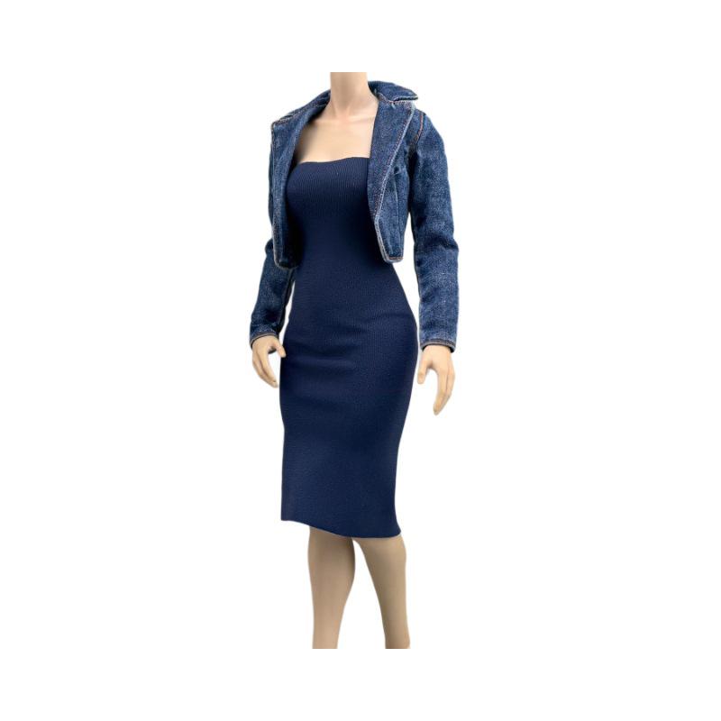 Maßstab 1/6 Trägerloses Hochelastisches Rock mit Schlitz für BJD-Puppe - Modell AT210 von VERYCOOL