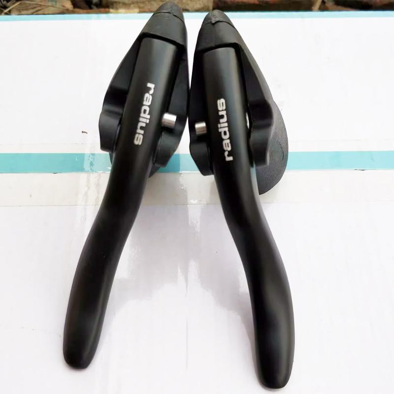 

Original Radius road bike brake lever handle bar hidden Cable Bike brake black 1 pair