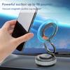 Vacuum Suction Cup Magnetic Phone Holder Multi-functional Foldable Storage Holder With 360° Metal Strut Car Smartphone Holder