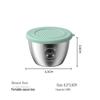 304 Stainless Steel Mini Dipping Sauce Bowl - Korean Style for Soy Sauce, Vinegar, Ketchup, and BBQ