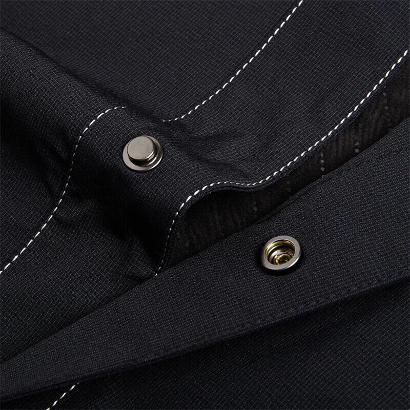 Dancing with Wolves Men's Ultrasonic Lined Lapel Commuter Jacket